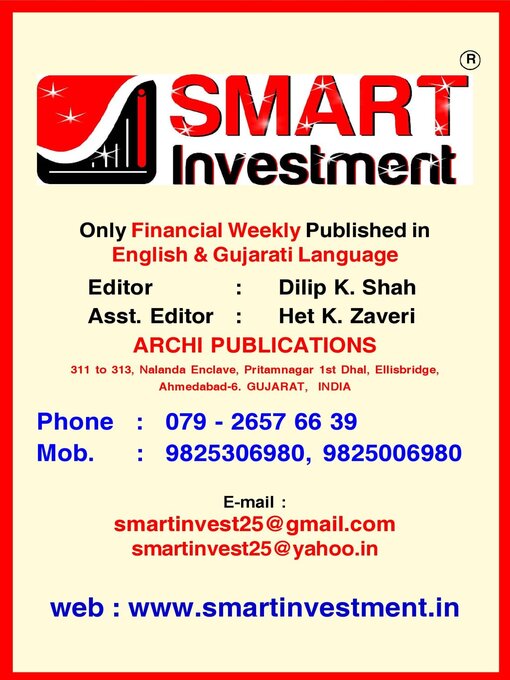 Cover image for SMART INVESTMENT 